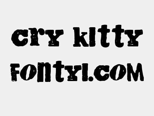 Cry Kitty