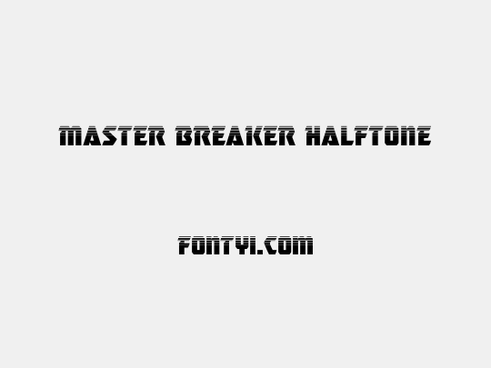 Master Breaker Halftone