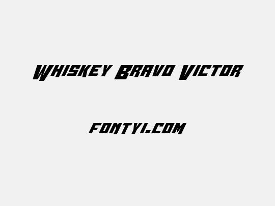 Whiskey Bravo Victor