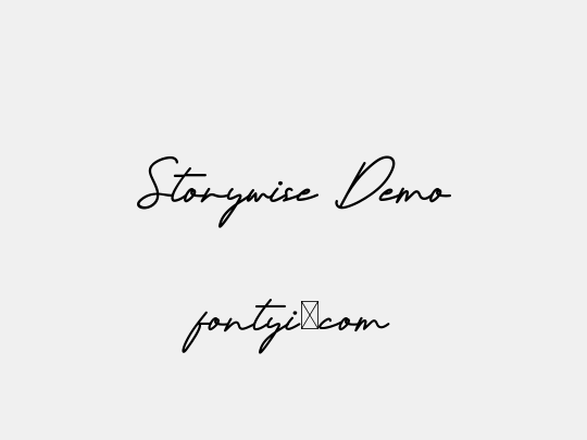 Storywise Demo