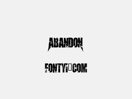AbandoN