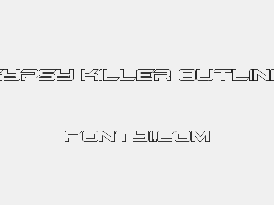 Gypsy Killer Outline