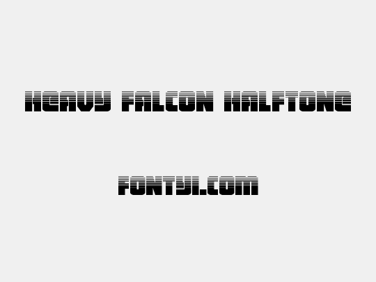 Heavy Falcon Halftone