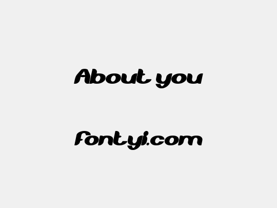 About you
