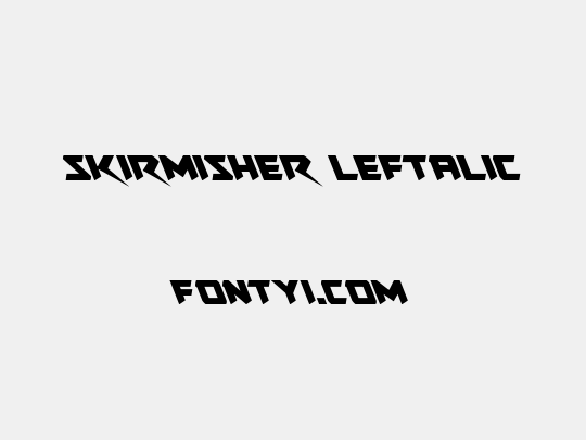 Skirmisher Leftalic
