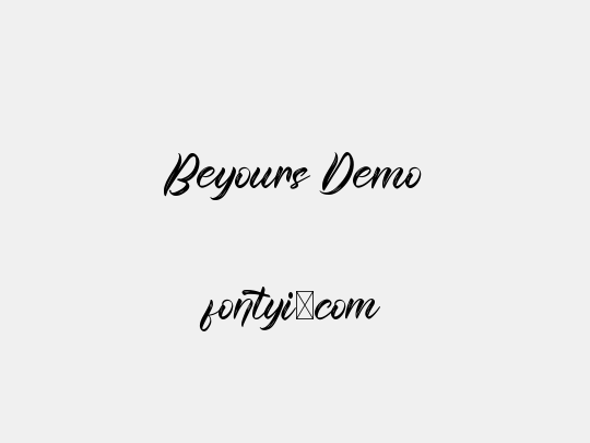 Beyours Demo