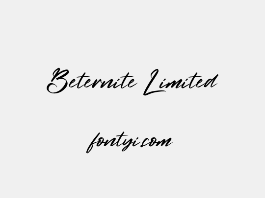 Beternite Limited