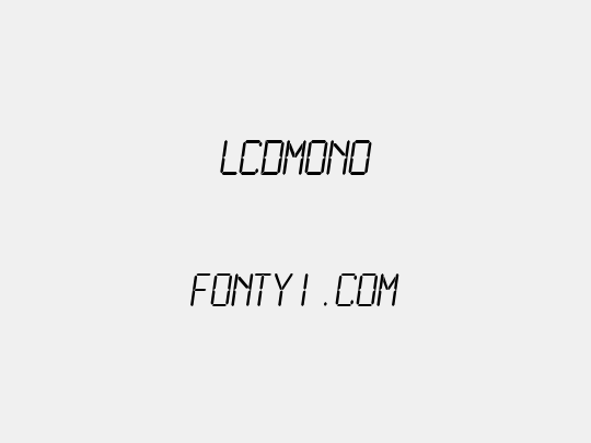 LCDMono
