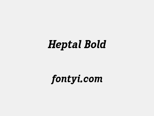 Heptal Bold