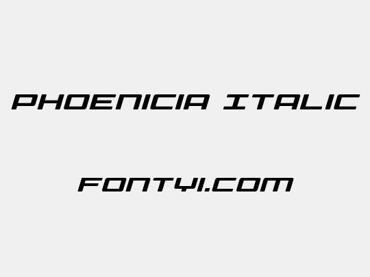Phoenicia Italic