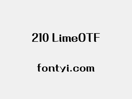 210 LimeOTF