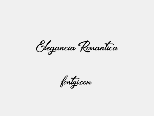 Elegancia Romantica