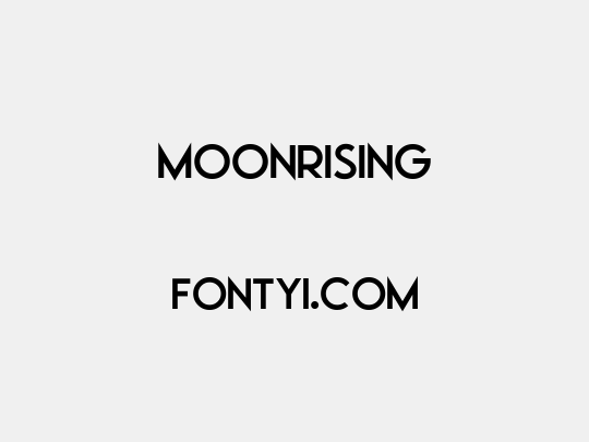 Moonrising