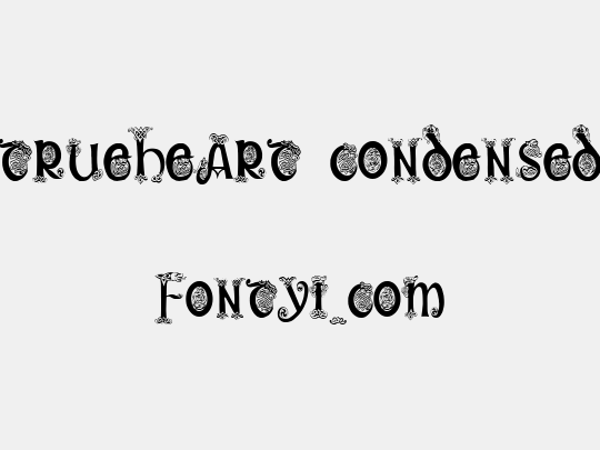 Trueheart Condensed