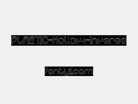 PLASTIC-Hollow-Inverse