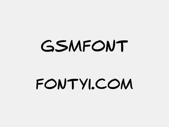 gsmfont