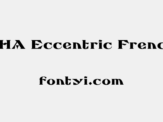 FHA Eccentric French