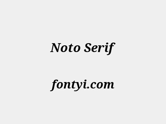 Noto Serif
