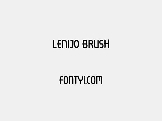 Lenijo Brush