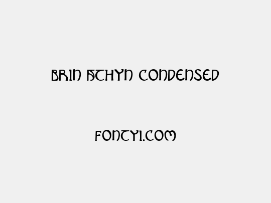 Brin Athyn Condensed
