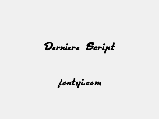 Derniere Script