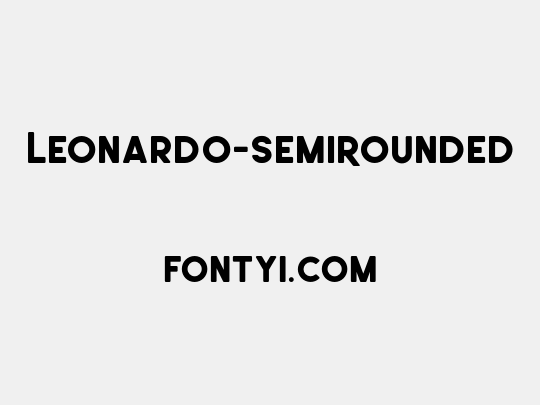 Leonardo-SemiRounded