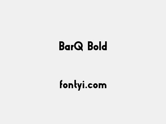 BarQ Bold