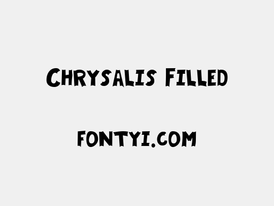 Chrysalis Filled