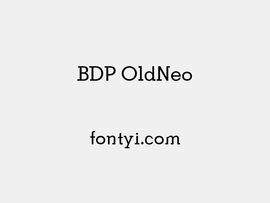 BDP OldNeo
