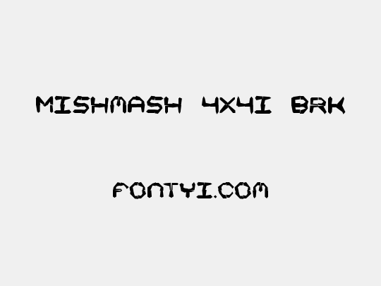 Mishmash 4x4i BRK