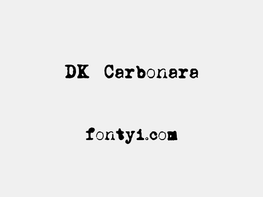 DK Carbonara