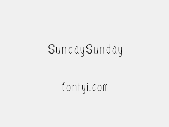 SundaySunday