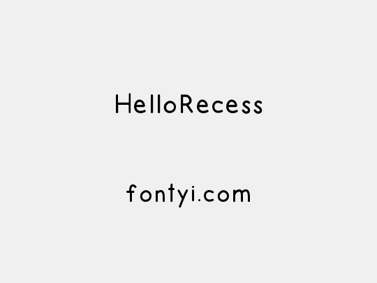 HelloRecess