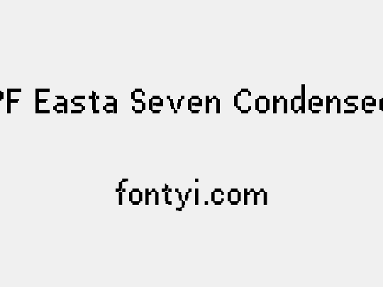 PF Easta Seven Condensed