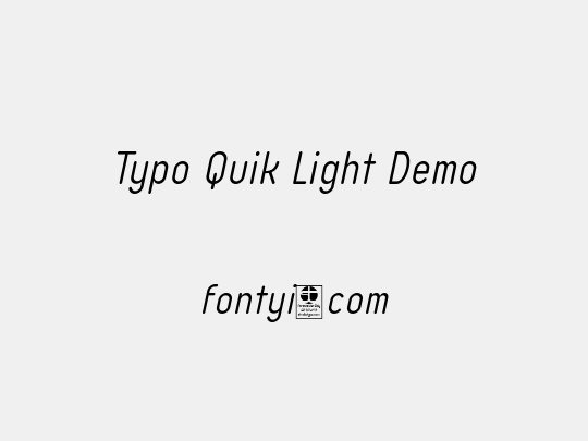 Typo Quik Light Demo