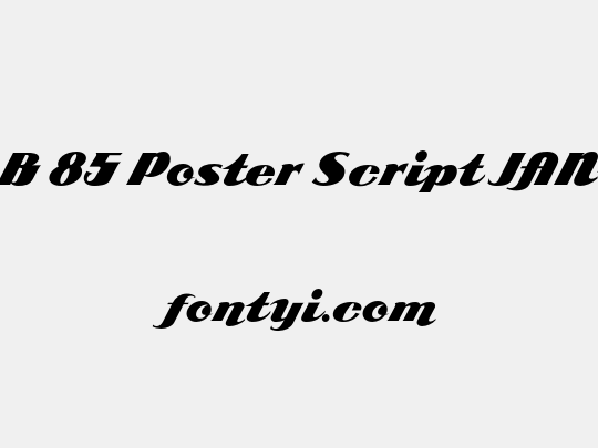 ARB 85 Poster Script JAN-39