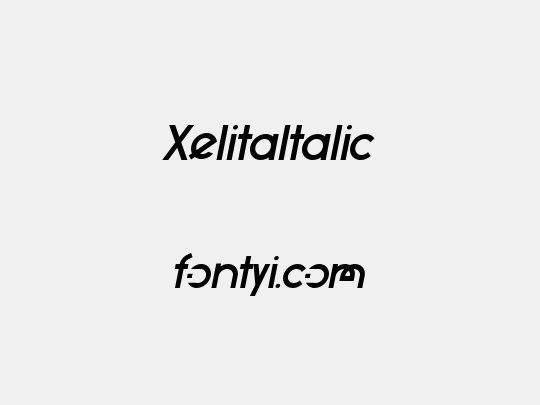 XelitaItalic