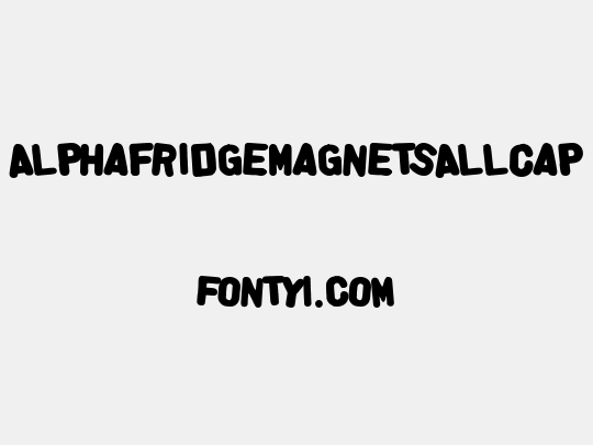 AlphaFridgeMagnetsAllCap