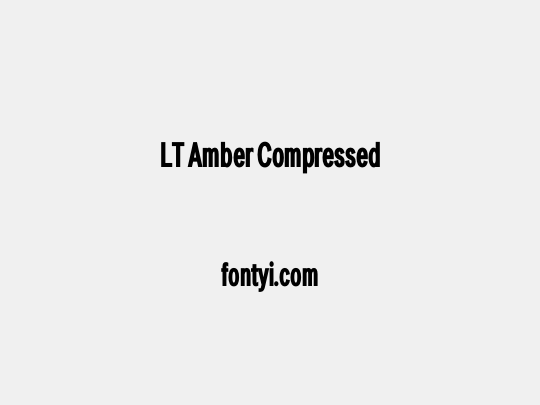 LT Amber Compressed
