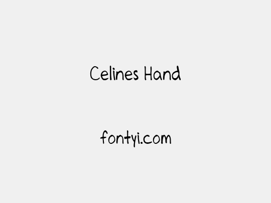 Celines Hand