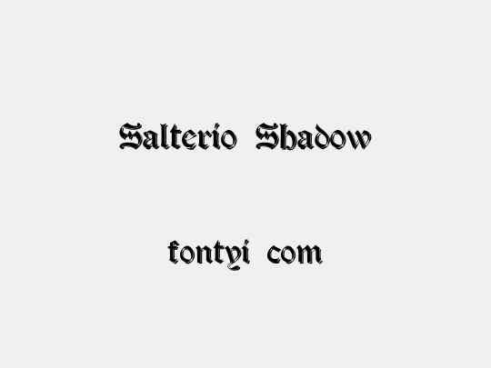 Salterio Shadow