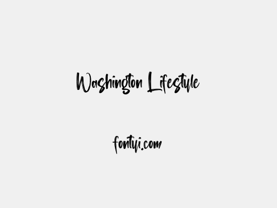 Washington Lifestyle
