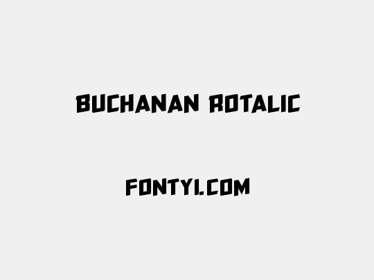 Buchanan Rotalic