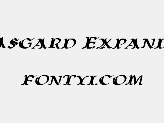 Wars of Asgard Expanded Italic