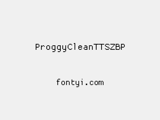 ProggyCleanTTSZBP