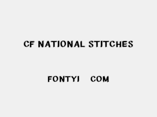 CF National Stitches