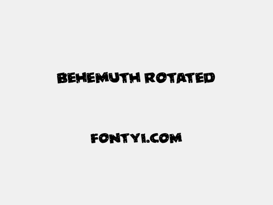 Behemuth Rotated