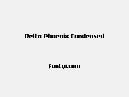 Delta Phoenix Condensed