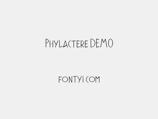 Phylactere DEMO