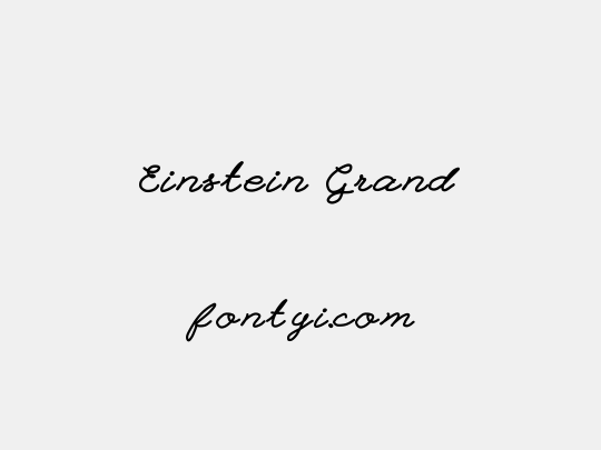 Einstein Grand